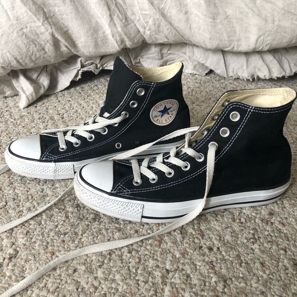 Black Hightop Converse